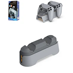 Dobe Controller Charging Stand (GRAY) for PlayStation 5 (Dual Sense) Wireless Controller