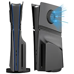 Faceplate Cover (BLACK) for PlayStation 5 Pro (Disc Edition) (V2)