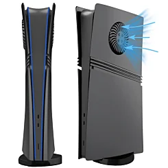 Faceplate Cover (BLACK) for PlayStation 5 Pro (Digital Edition) (V2)