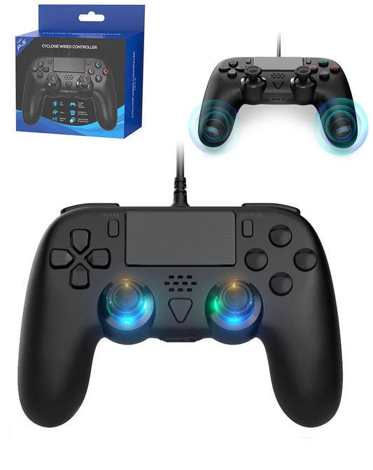 Dobe Wired Controller with Vibrator and Extra Buttons for PlayStation 5 Series
