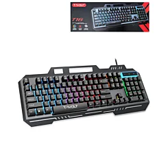 RGB Full Size Gaming Keyboard with Multimedia Keys (T20)
