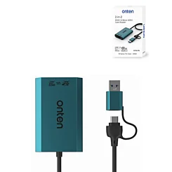 Onten 3in2 USB C + A Expander (USB C + microSD Card Reader + USB 3.2 )