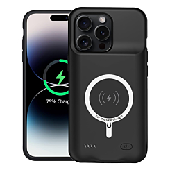 Slim Charging Case with Msafe Charging (7000 mAh) for iPhone 15 Pro