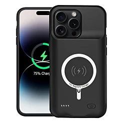Slim Charging Case with Msafe Charging (8500 mAh) for iPhone 15 Pro Max