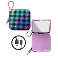 Bytech Whimsy Bling Power Bank (4000 mAh) (Purple)