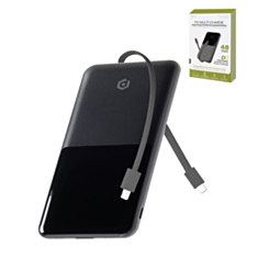 POMGEAR PD Multi Charge Portable Powerbank with Digital Display (BLACK) (10000mAh)