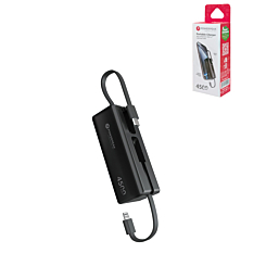 PowerPeak USB C-L Cable Key Chain Loop On Portable Power Bank (4500 mAh)