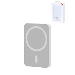 Wireless Charging MS Power Bank (WHITE) (5000 mAh / 5W)