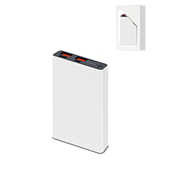 POMGEAR MagPower Deluxe Portable Magnetic Wireless Power Bank (WHITE) (5000mAh)