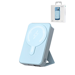 MagSafe Foldable Magnetic Power Bank (Blue) 15W Wireless / 20W PD Power Bank with USB-C (10000 mAh)