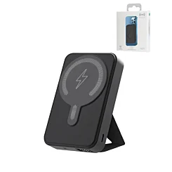 MagSafe Foldable Magnetic Power Bank (Black) 15W Wireless / 20W PD Power Bank with USB-C (10000 mAh)
