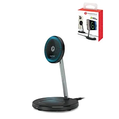 PowerPeak 2-in-1 Wireless MagCharge Station (15W)