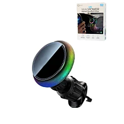 POMGEAR MagPower Magnetic Vent Mount with RGB Light (15W)