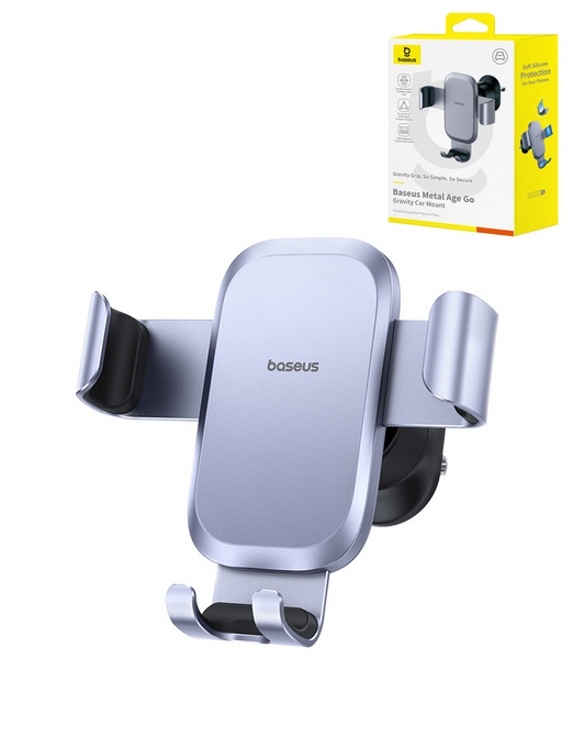 BASEUS Metal Age Go Gravity Car Mount Air Outlet Version (SPACE GRAY)