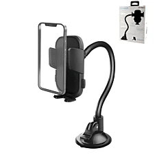 FlexGRIP Gooseneck Suction Cup Car Mount - BLACK