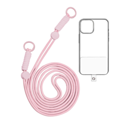 Adjustable Braided Phone Lanyard (3.6ft) (Pink)