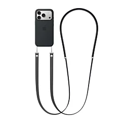 Lanyard Crossbody For Phone Case / Adjustable Neck Hanging (3.6ft) - BLACK