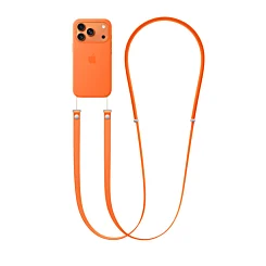 Lanyard Crossbody For Phone Case / Adjustable Neck Hanging (3.6ft) - ORANGE