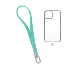 Silicone Braided Wrist Lanyard (MINT GREEN)