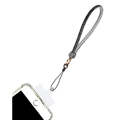 Diamond Bracelet Phone Lanyard Wristbands (0.4ft) - BLACK