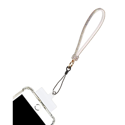 Diamond Bracelet Phone Lanyard Wristbands (0.4ft) - SILVER