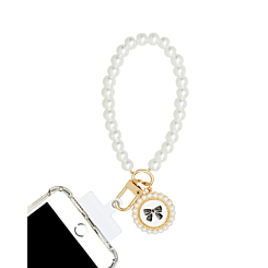 Pearl Rope Bracelet Phone Lanyard Wristbands (0.4ft) - COLORFUL