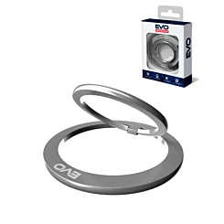 EVO MO1 Magnetic Phone Ring Compatible with Wireless Charging - SILVER