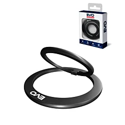 EVO MO1 Magnetic Phone Ring Compatible with Wireless Charging - Black
