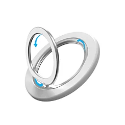 Universal Phone Bracket Foldable Ring Holder - White