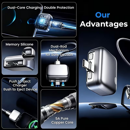 Full Charge Disconnector Automatically Cuts Power Ejects Smart Plug (SILVER)