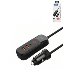 Onten 4-Port Car Charger with LED Indicator for UBER / LYFT Drivers (60W)