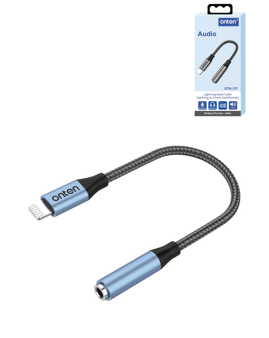 Onten USB L to AUX Female Adapter