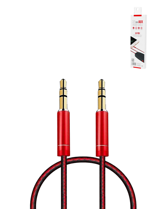 LDNIO LYS01 AUX-AUX Cable (RED) (3ft)