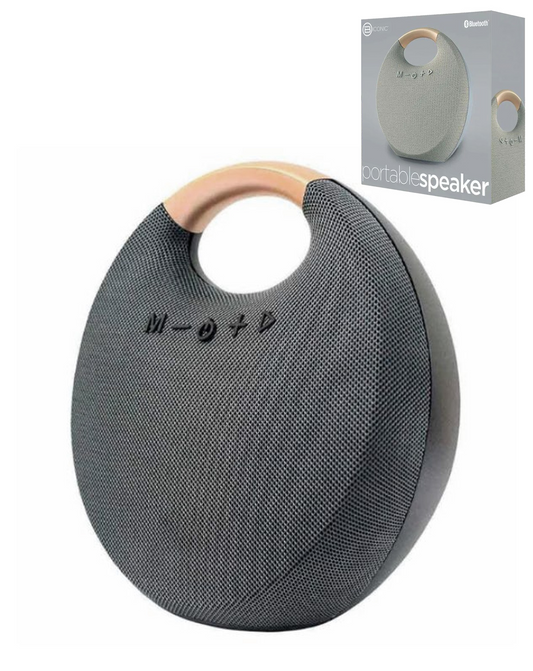 Bytech Bluetooth Portable Fabric Speaker with FM Radio (BLACK) (5W)