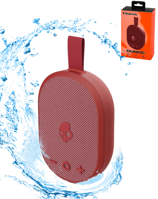 Skullcandy Ounce XT Small Portable Wireless Speaker (RED)
