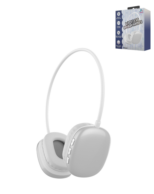 Wireless & Wired Kids Headphone - WHITE