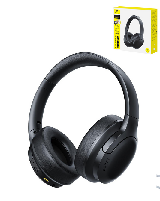 BASEUS Bass BH1 Lite Wireless Headphones (COSMIC BLACK)