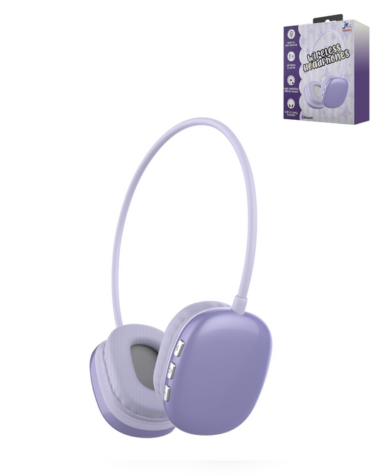 Wireless & Wired Kids Headphone - PURPLE