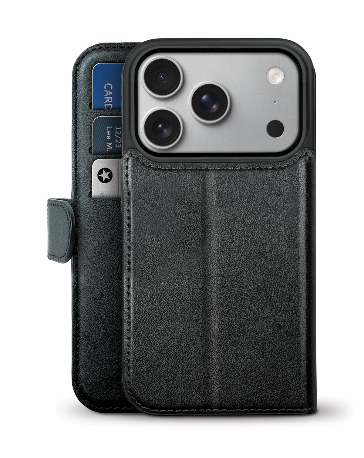 xBase by PowerPeak Folio Exec Wallet Case with MagSafe (Black) for iPhone 17 Pro / 18 Pro