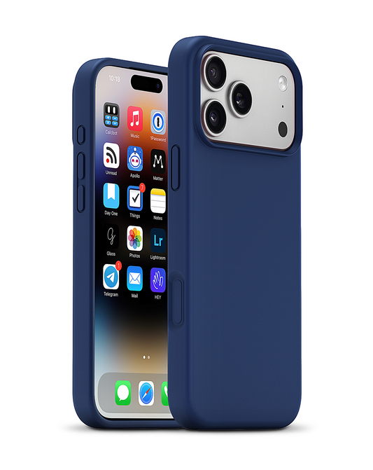 xBase by PowerPeak Liquid Silicone Gel / Rubber MagSafe (Navy Blue) for iPhone 17 Pro / 18 Pro