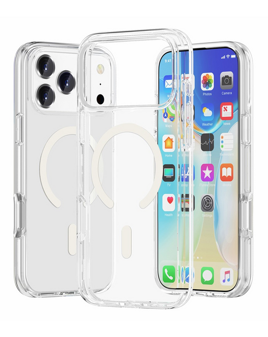 Magnetic Clear Case for iPhone 17 Pro Max / 18 Pro Max (CLEAR)