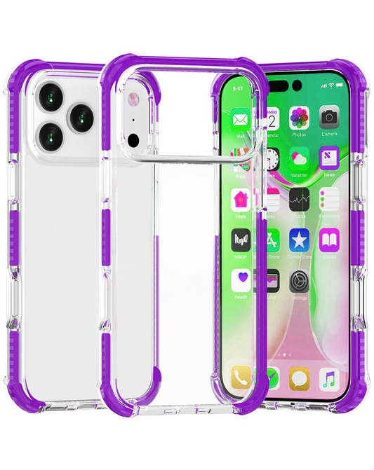 Anti-Shock Protective TPU Sport Case for iPhone 17 Pro Max / 18 Pro Max (PURPLE)