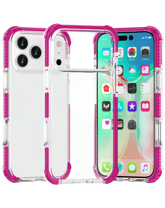 Anti-Shock Protective TPU Sport Case for iPhone 17 Pro Max / 18 Pro Max (PINK)