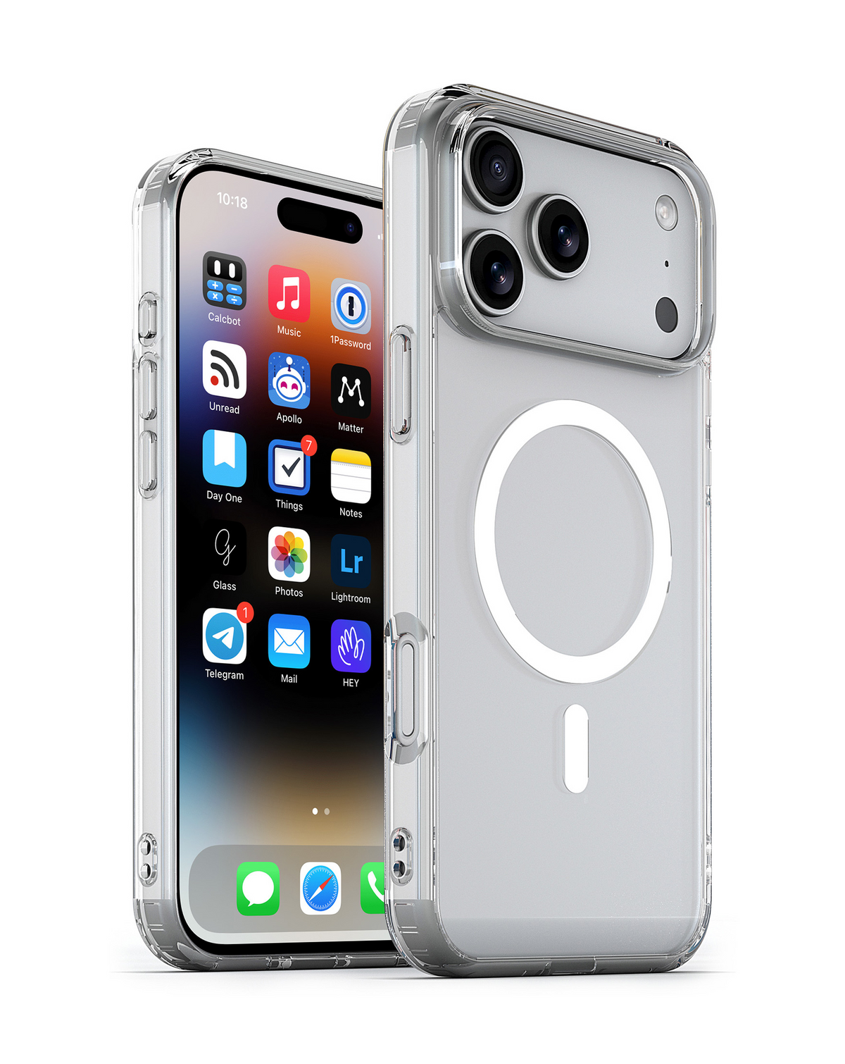 xBase by PowerPeak MagSafe Clear Case for iPhone 17 Pro Max / 18 Pro Max