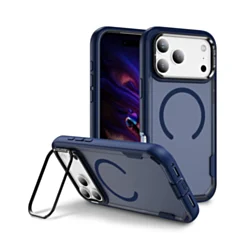 Shockproof Magsafe Case with Camera Stand for iPhone 17 Pro Max / 18 Pro Max (BLUE)