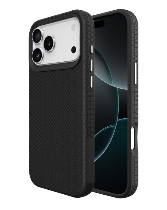 Shock Absorption Protective Dual Layer Case for iPhone 17 Pro Max / 18 Pro Max (BLACK)