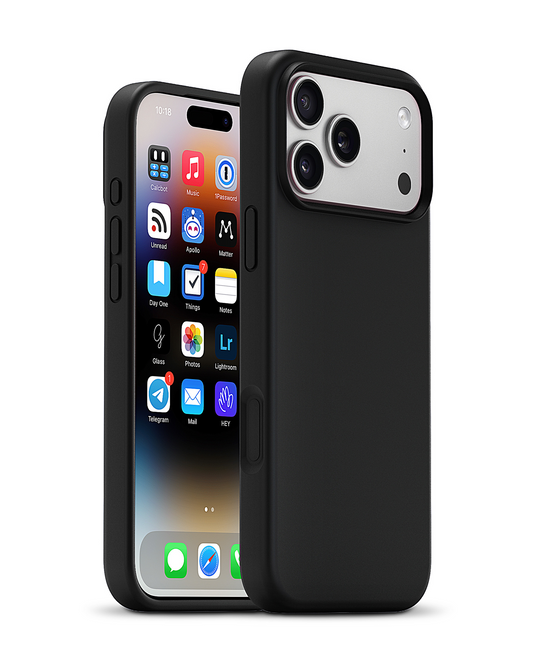 xBase by PowerPeak MagSafe Compatible Silicone Case (Black) for iPhone 17 Pro Max / 18 Pro Max