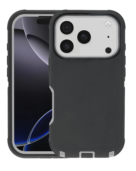 Heavy Duty Case for iPhone 17 Pro Max / 18 Pro Max (BLACK / GRAY)
