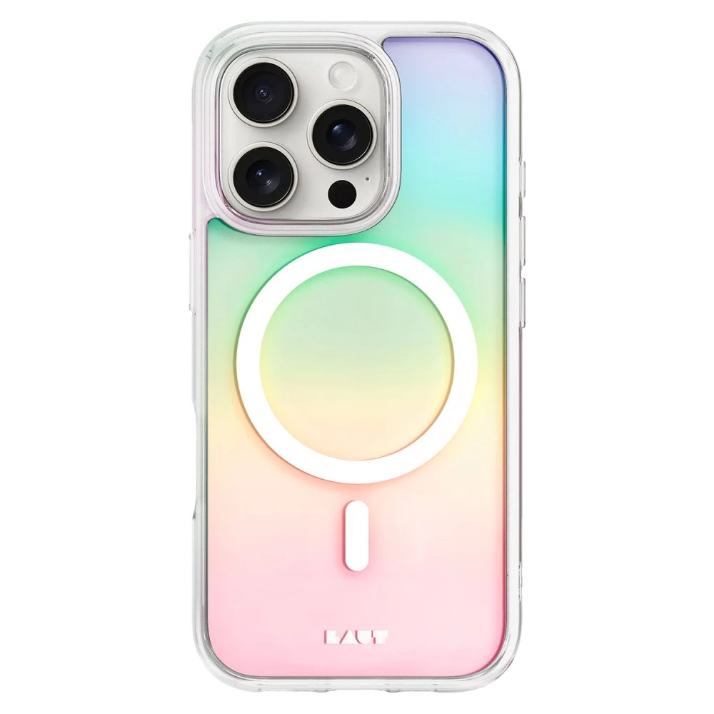 Laut - HOLO MagSafe Case for Apple iPhone 16 Pro Max - Holo Pearl