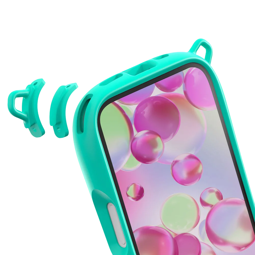Laut - POP Lovie MagSafe Case for Apple iPhone 16 Pro Max - Happy Mint